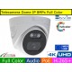 Telecamera Dome IP 8MPx Full Color, 4K Ultra HD, led 20mt, POE, Onvif, H.265+. Visione notturna a colori, Analisi Video