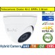 Telecamera Dome Ibrida 4in1 8MP 4K ULTRA HD AHD TVI CVI CVBS ottica 2.8mm 12 SMD IR Led IP65