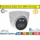 Telecamera Dome 4in1 5MPx Full Color ottica 2.8mm UTC Control Visione notturna a colori con Audio