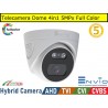 Telecamera Dome 4in1 5MPx Full Color ottica 2.8mm UTC Control Visione notturna a colori con Audio