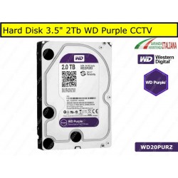 Hard Disk 2Tb Sata WD Purple 6Gb/s Purz CCTV