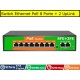 Switch POE 8 Porte POE + 2 Porte Uplink 10/100 Mbps IEEE 802.3AF / AT RJ45 per IP Cam