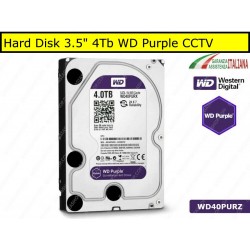 Hard Disk 4Tb Sata 3.5" Purple 6Gb/s WD Purz CCTV