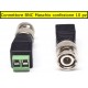 10 pezzi pz. connettore BNC maschio con morsettiera a vite per cavo coax RG59 CCTV