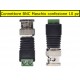 10 pezzi pz. connettore BNC maschio con morsettiera a vite per cavo coax RG59 CCTV