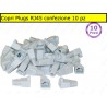 10 pezzi gommini copri plugs connettori RJ45 cavo Lan