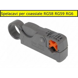 Spelacavi per coassiale RG58 RG59 RG6