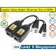 Coppia Video Balun Ethernet con alimentazione 8MPx 4K Ultra HD