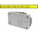 Convertitore Video da VGA a RCA, S-Video, S-VHD per sistemi CCTV