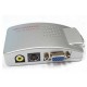 CONVERTITORE SEGNALE VIDEO DA VGA A BNC CON VGA PASSANTE