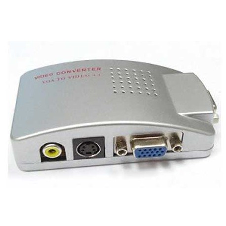 CONVERTITORE SEGNALE VIDEO DA VGA A BNC CON VGA PASSANTE