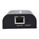 Ricevitore HDMI extender 120 mt. su cavo di rete con risoluzione 1080P