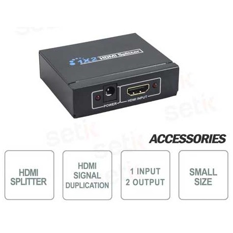 Splitter HDMI 1 ingresso 2 uscite