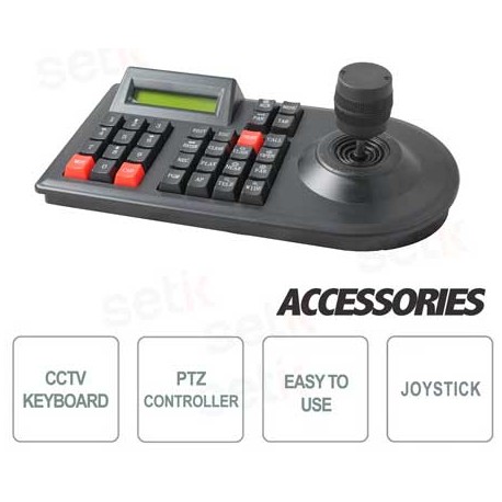      Tastiera con joystick per controllo PTZ 3D  
