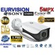 Kit  DVR 5MPx con rilevamento viso + 8 telecamere 5MPx Sony + hard disk oma