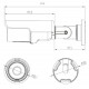 Telecamera Bullet 4in1, 5MPx, ottica varifocale 2.8~12mm, 42 THT IR Led, Sony Starvis
