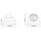 Telecamera Dome IP 5MPx POE 24 led Sony Starvis IP66 Metallo P2P xMeye