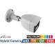 KIT VIDEOSORVEGLIANZA FULL COLOR 4 CANALI 4 TELECAMERE BULLET 3.6MM 2MPX COLORE NOTTURNO  CON VIDEO ANALISI E FACCIALE